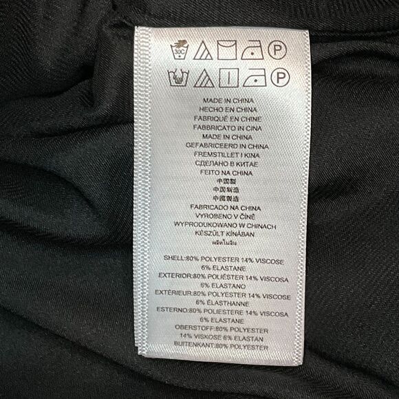 Michael Kors Snap Waist Dress Lamb Leather Loops Lined‎ Black Size 6 - Picture 6 of 10